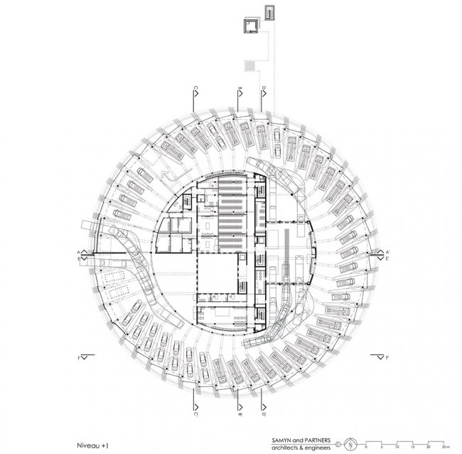 first floor plan Fire Station THOMAS PIRON CIT BLATON