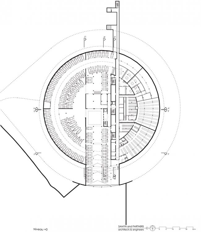 ground floor plan Fire Station THOMAS PIRON CIT BLATON