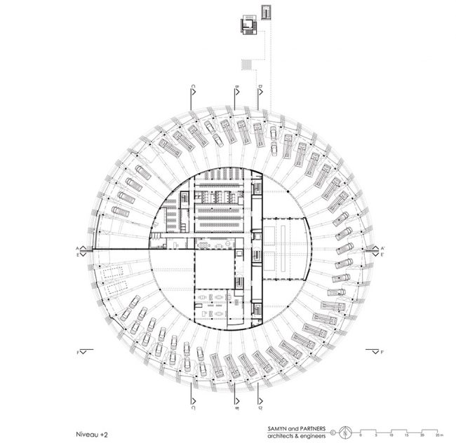 mezzanine plan Fire Station THOMAS PIRON CIT BLATON