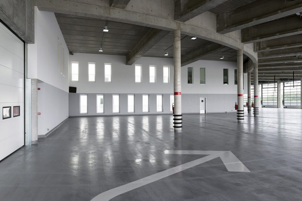 internal lane Fire Station THOMAS PIRON CIT BLATON