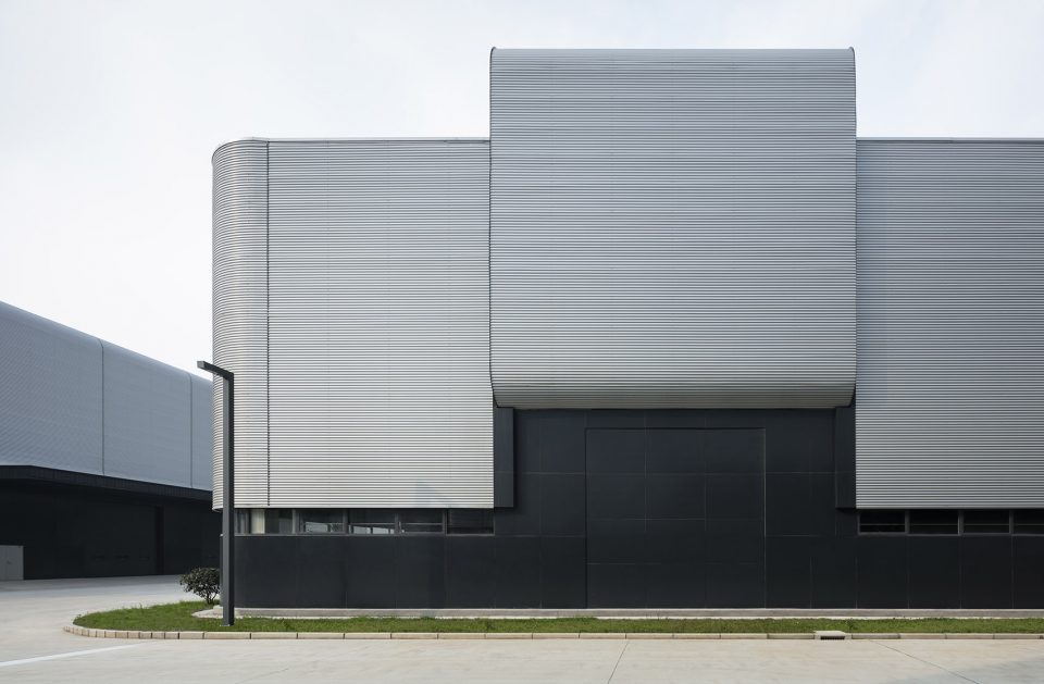 gmp completes the facade design for production halls in Lingang By gmp