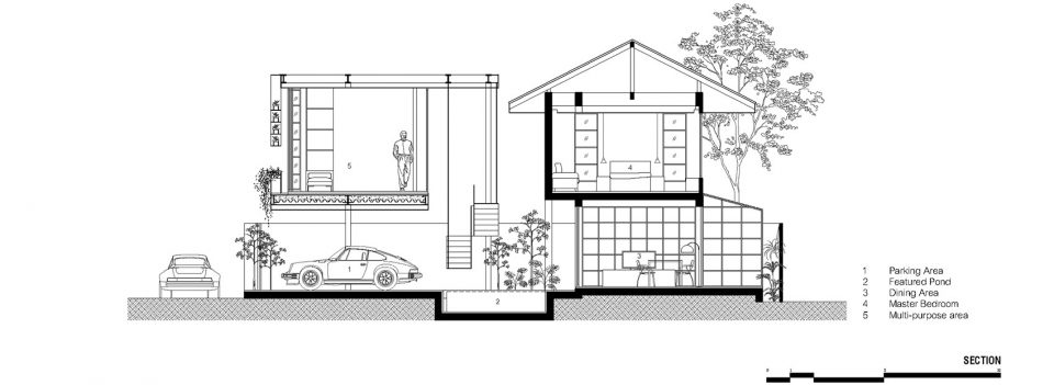 Baan Flower Cage Flower Cage house by Anonym Studio