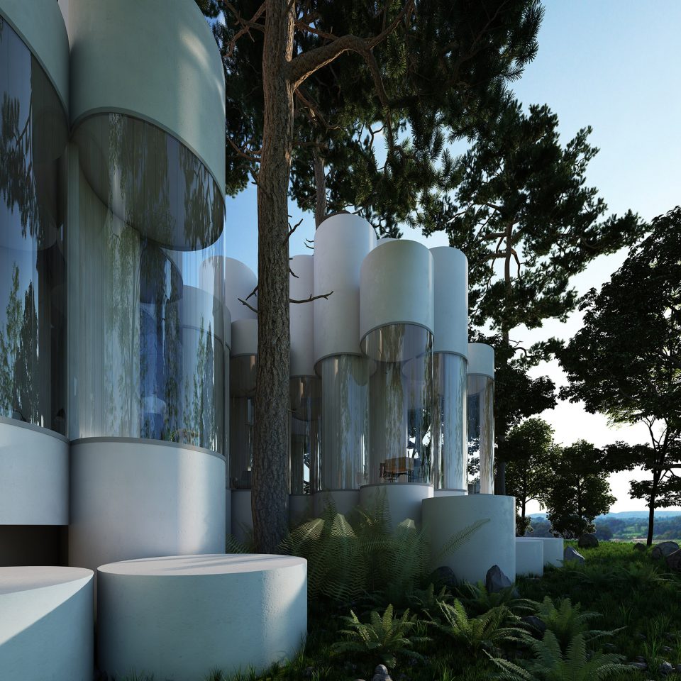 town and concrete