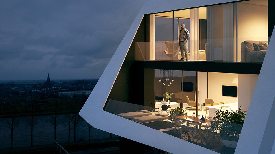 Peter Pichler Architecture looping towers Netherlands TERRACE DUPLEX