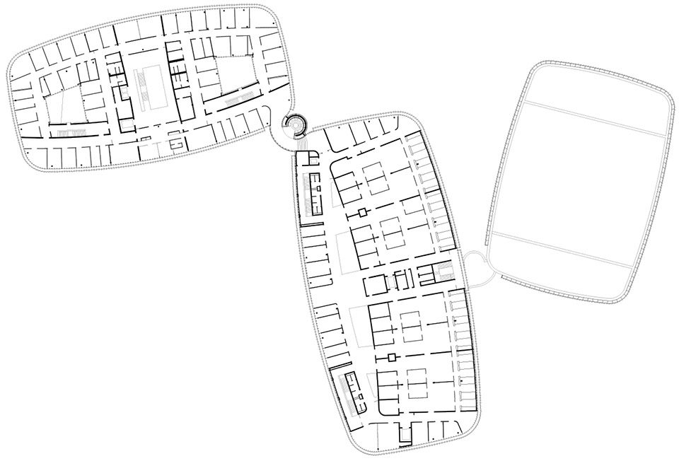 DZNE German Centerby wulf architekten drawing 3