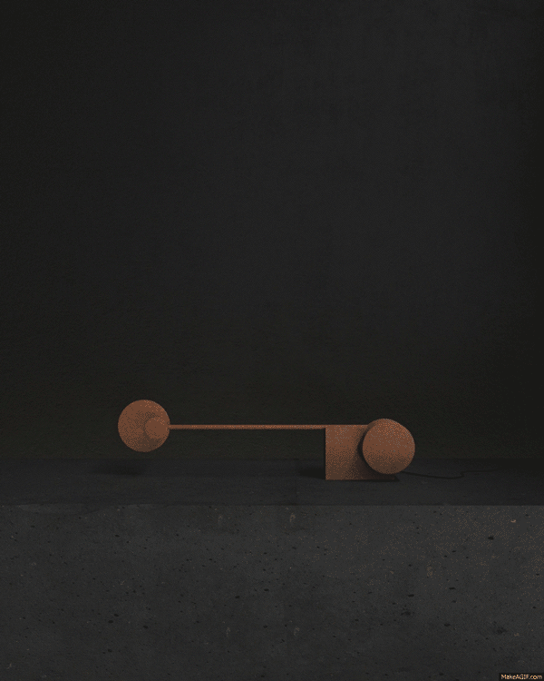 RA table lamp Ukraine by Nottdesign render