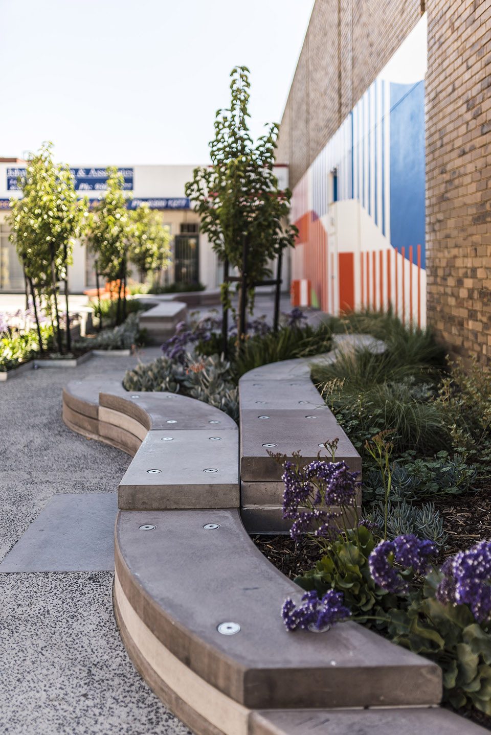 Morgan Court landscape design by Enlocus