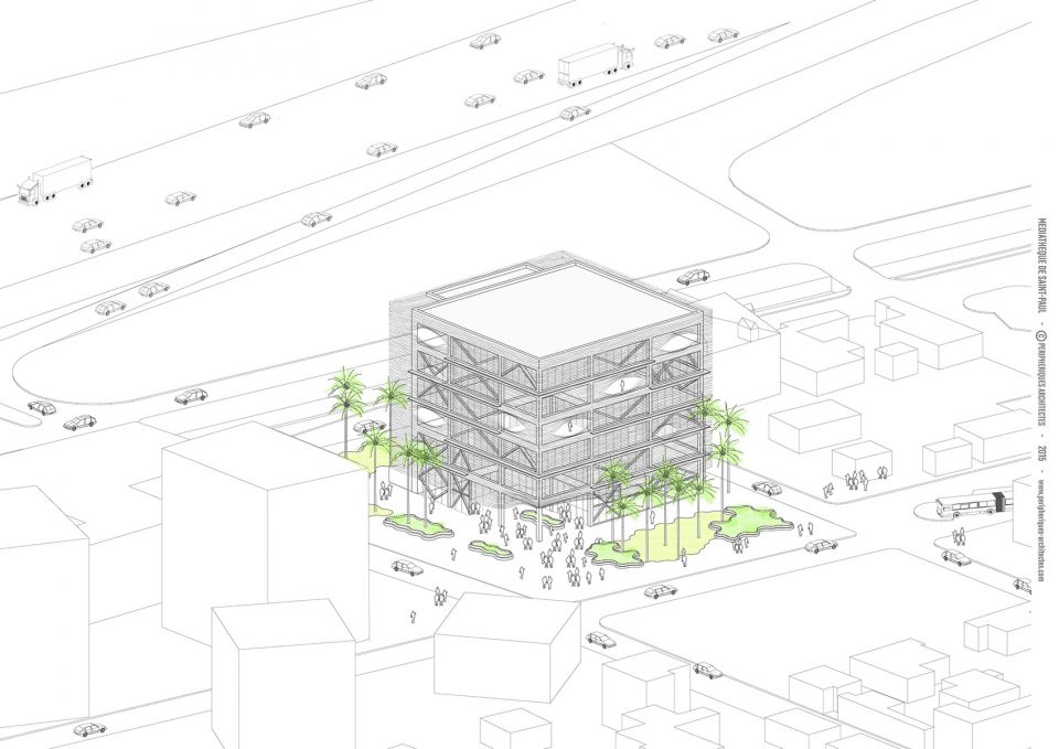 MEDIA LIBRARY ST PAUL By PERIPHERIQUES Architects