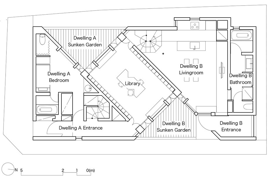 House with 30000 Books By Takuro Yamamoto Architects