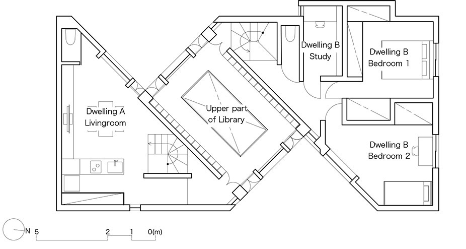 House with 30000 Books By Takuro Yamamoto Architects