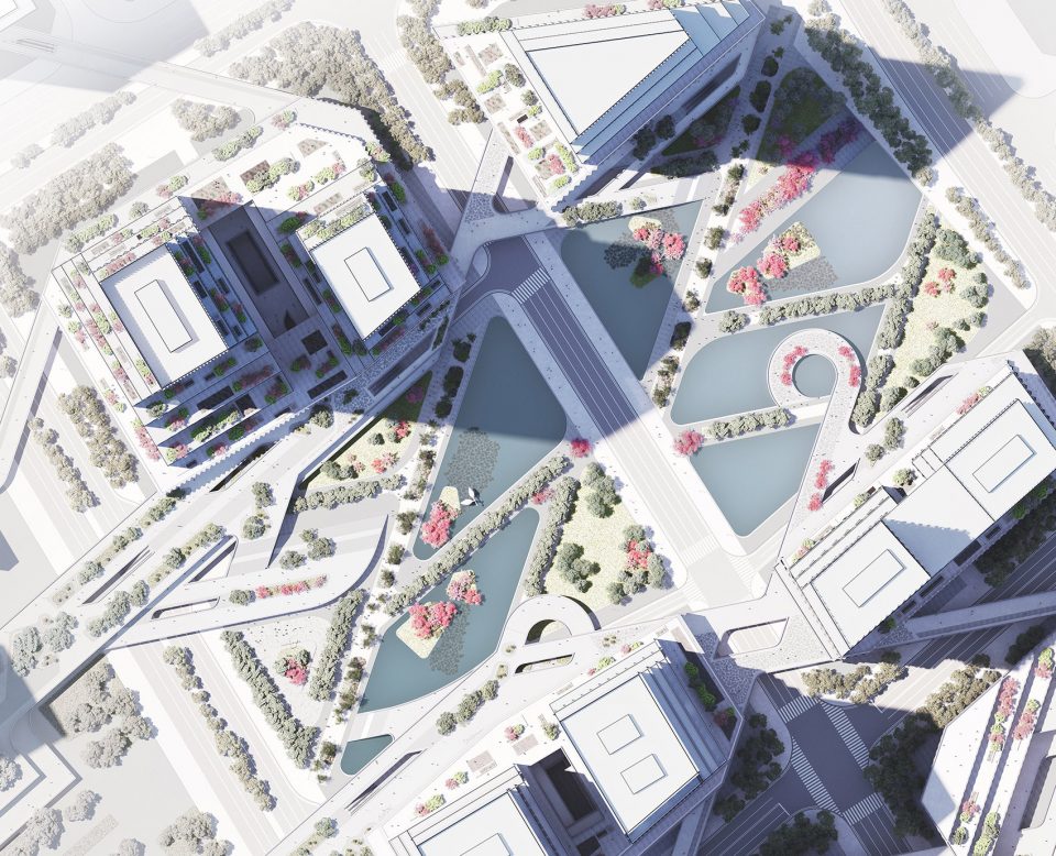 Shenzhen North Station Urban Design landscape by mecanoo architecten