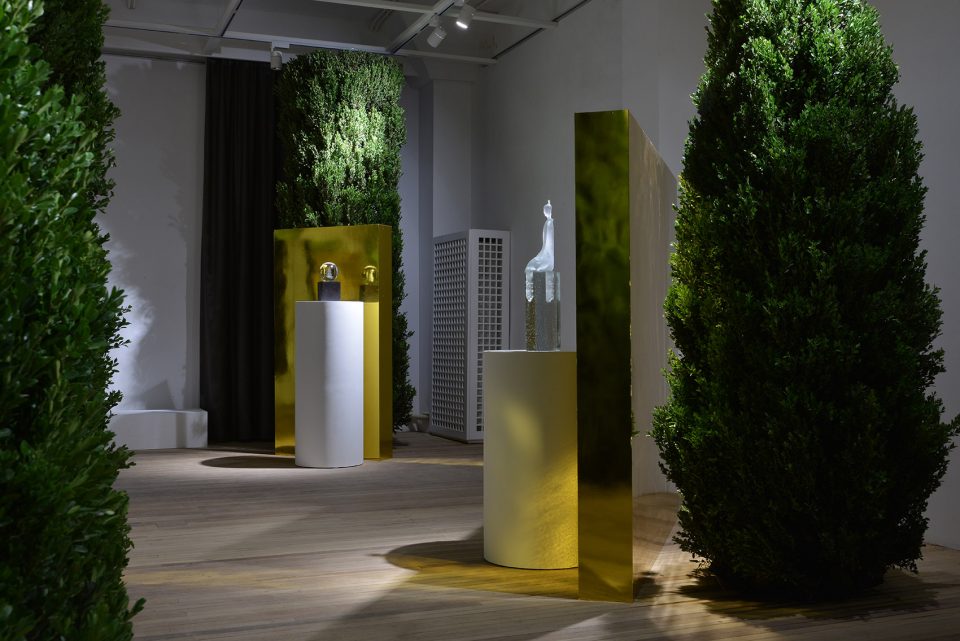 “The Deer Park” Exhibition by Tang Jiansong architectural space