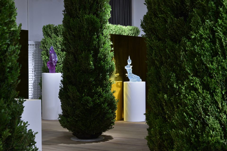 “The Deer Park” Exhibition by Tang Jiansong architectural space