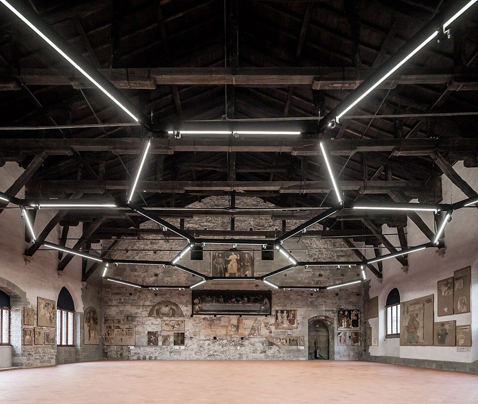 New installation in Sala delle Capriate By CN10ARCHITETTI