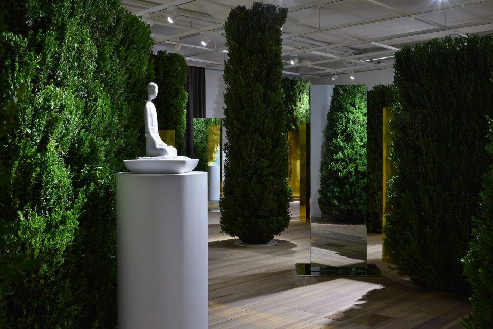 “The Deer Park” Exhibition by Tang Jiansong architectural space