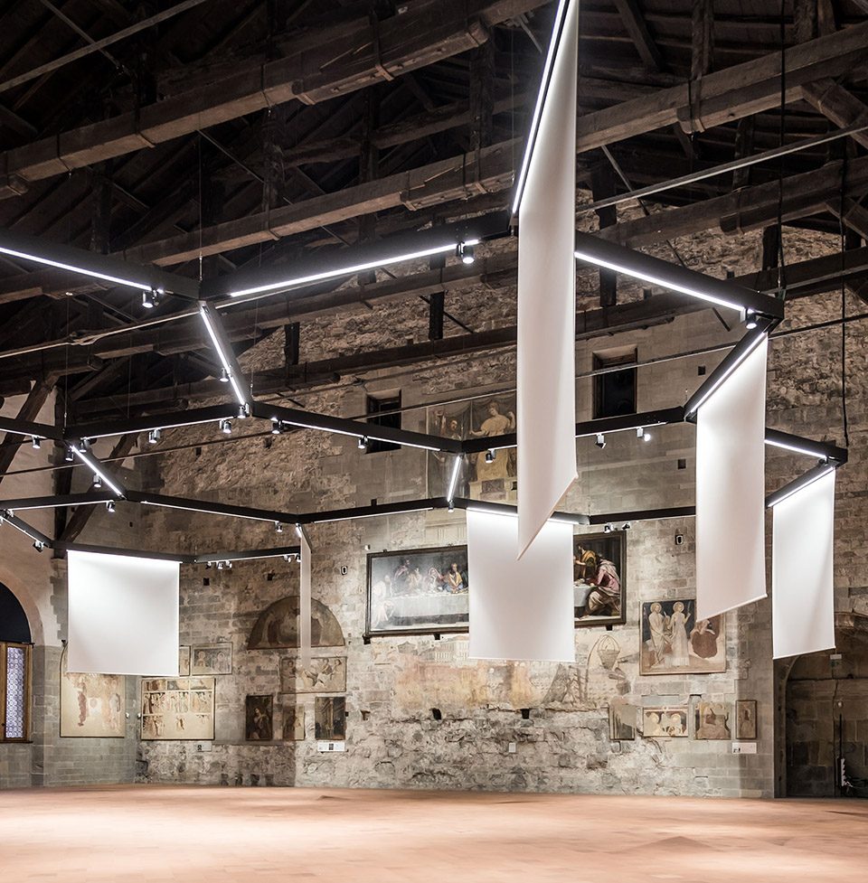 New installation in Sala delle Capriate By CN10ARCHITETTI