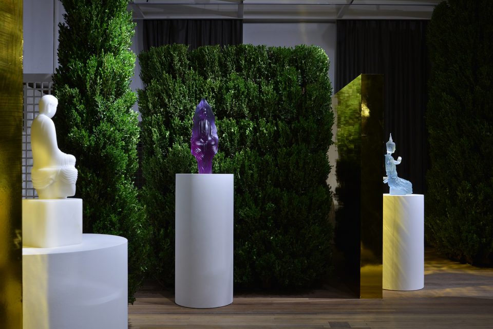“The Deer Park” Exhibition by Tang Jiansong architectural space
