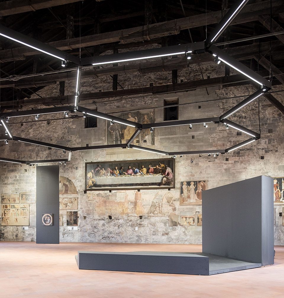 New installation in Sala delle Capriate By CN10ARCHITETTI