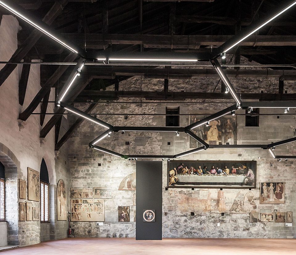 New installation in Sala delle Capriate By CN10ARCHITETTI