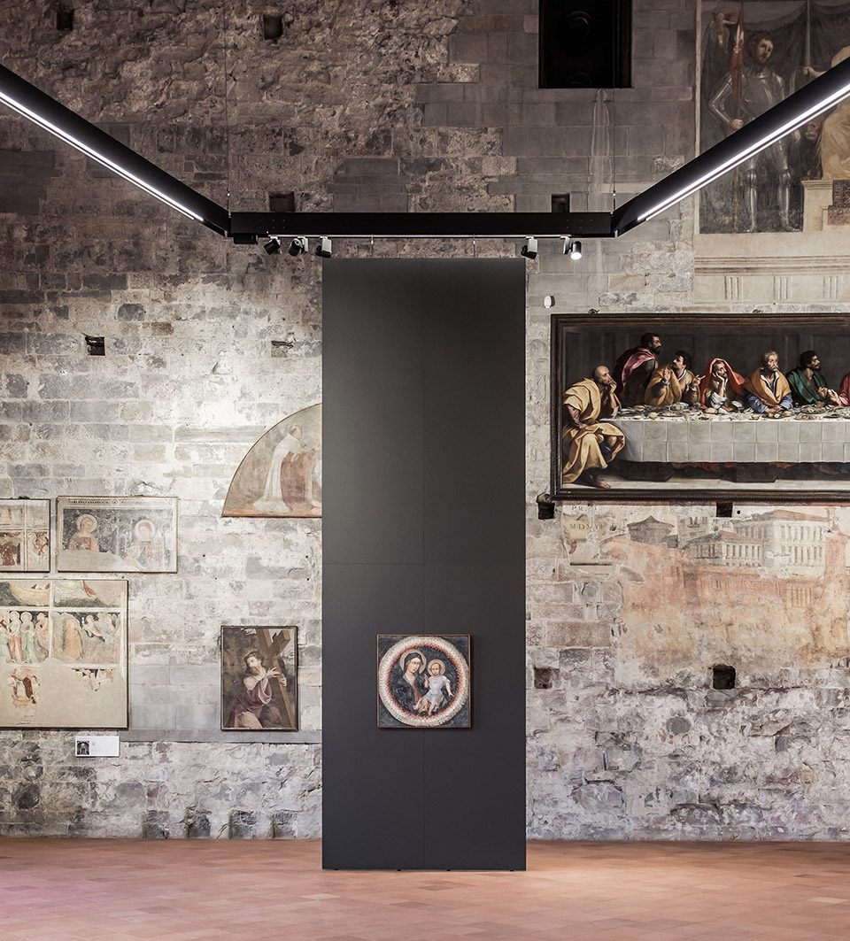 New installation in Sala delle Capriate By CN10ARCHITETTI