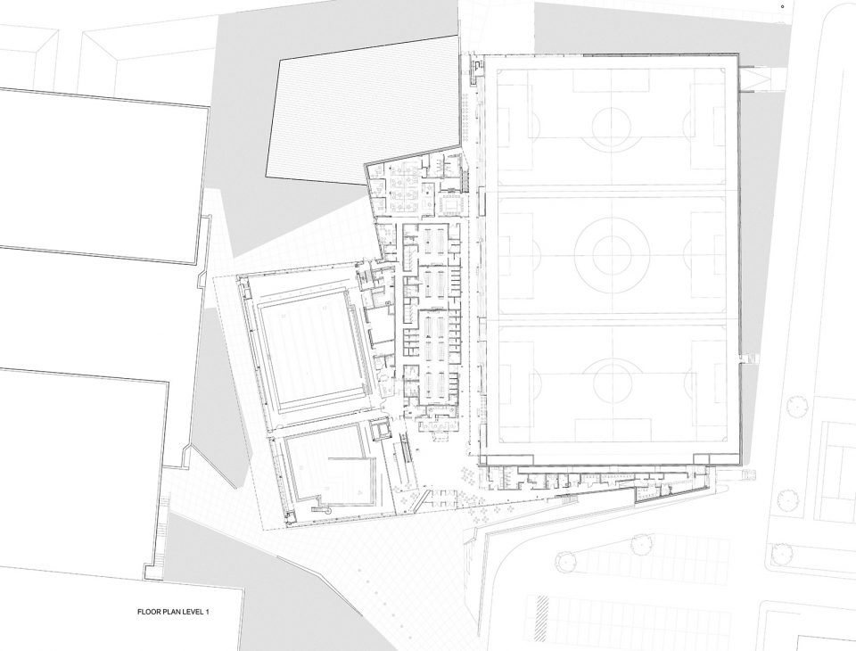 Complexe Sportif Saint Laurent by SaucierPerrotte Architectes and HCMA