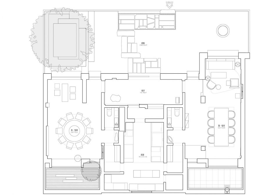 The East West Restaurant China by HSD