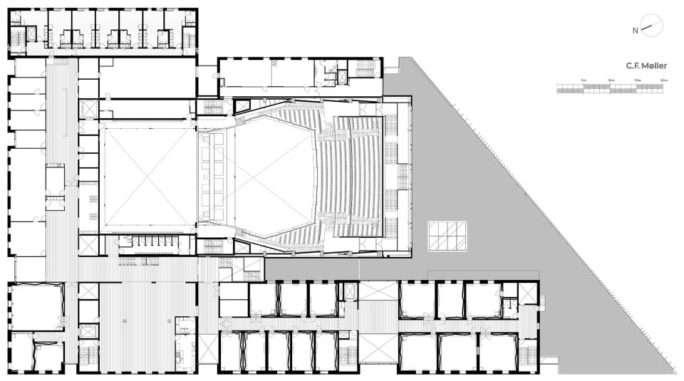 odense music and theatre hall by c f moller architects