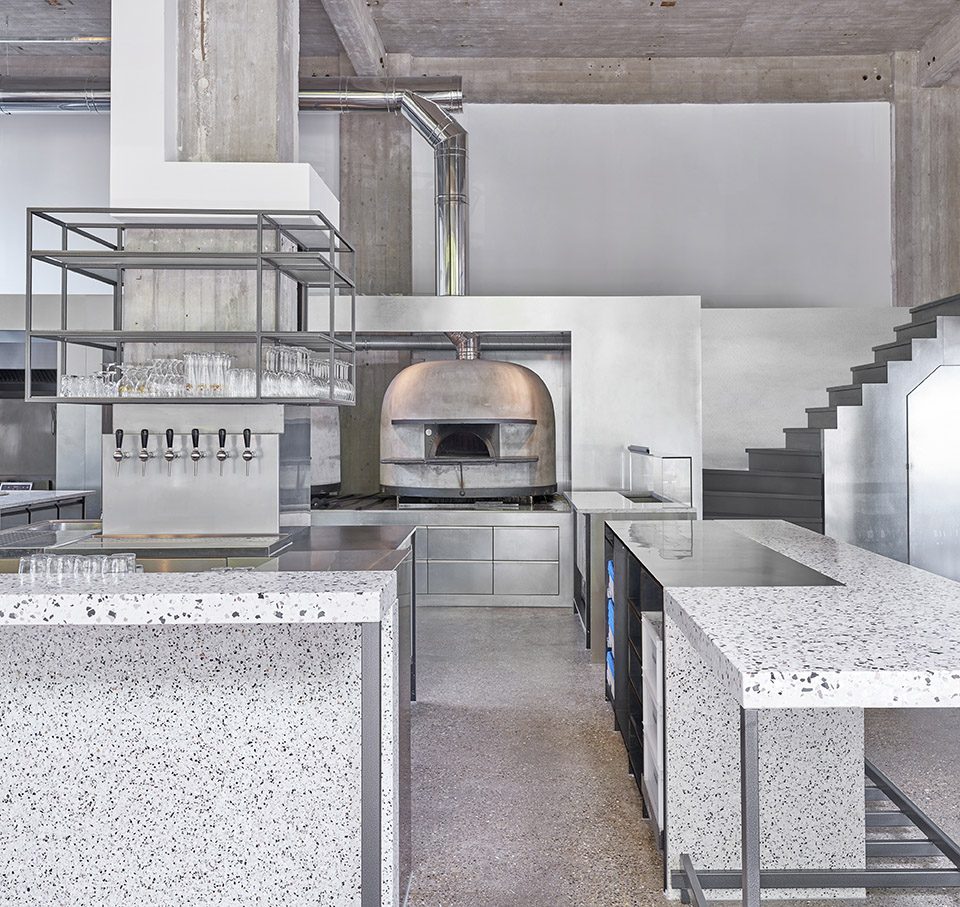 New pizza headquarters for Old Scuola in Rotterdam by IWT