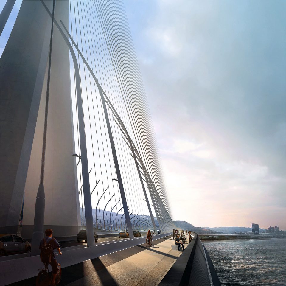 Danjiang Bridge by Zaha Hadid Architects