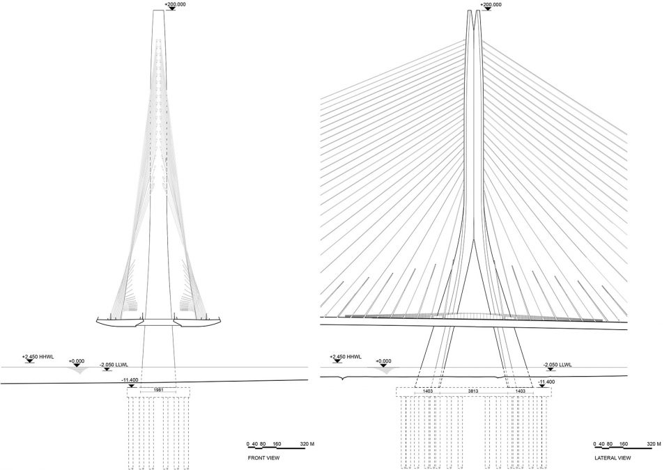 Danjiang Bridge by Zaha Hadid Architects