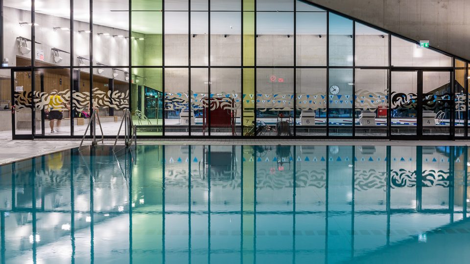 holmen aquatics center by arkis arkitektar