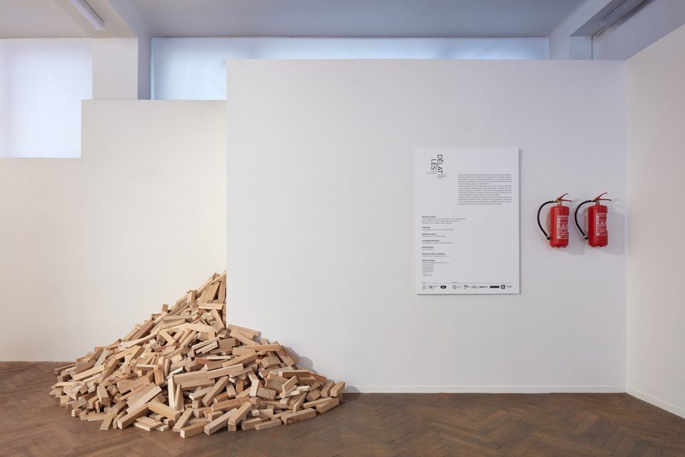 making of a forest exhibition design by mjolk architekti