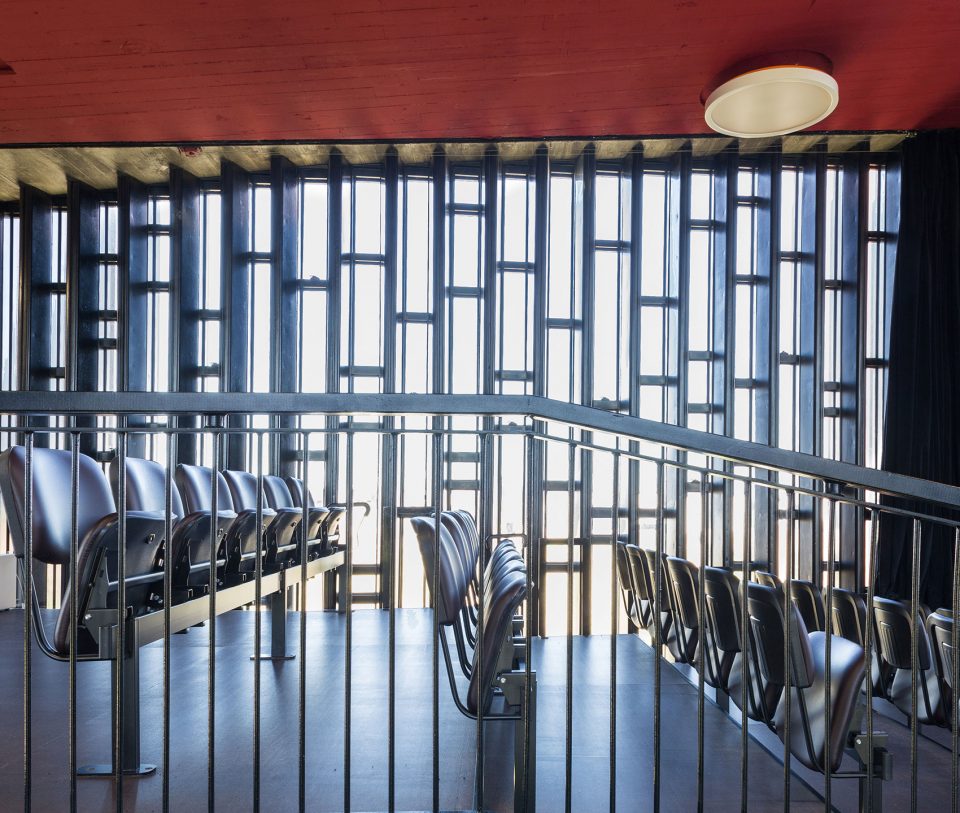 . watching film area－machado costa observatory seating