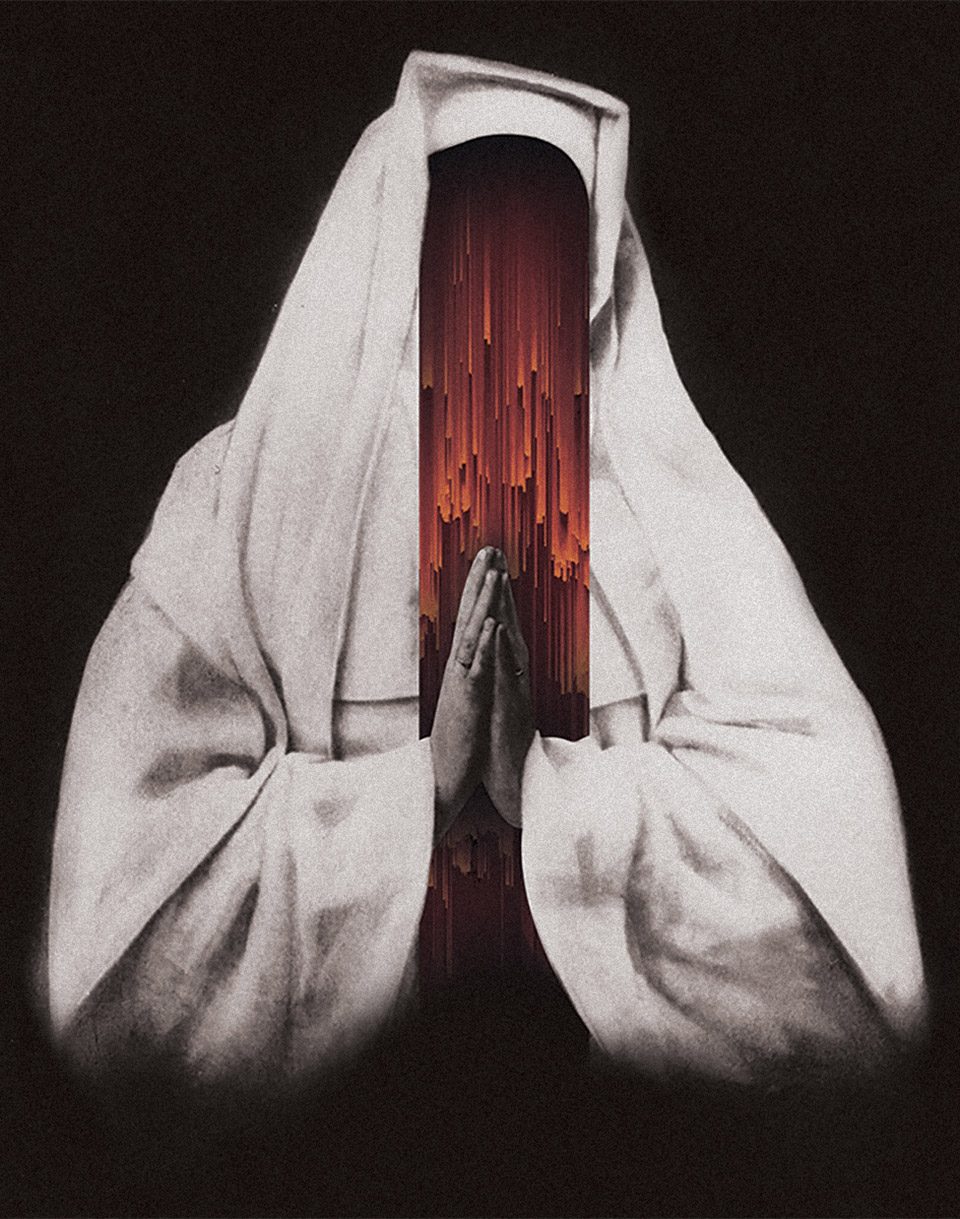 The Glitch Collage Art series by Giacomo Carmagnola