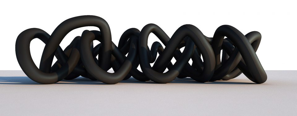 installation knot by cyril lancelin town and concrete