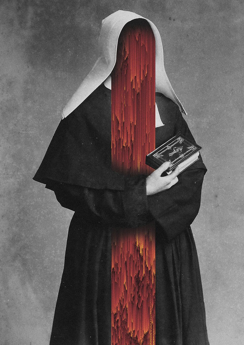 The Glitch Collage Art series by Giacomo Carmagnola