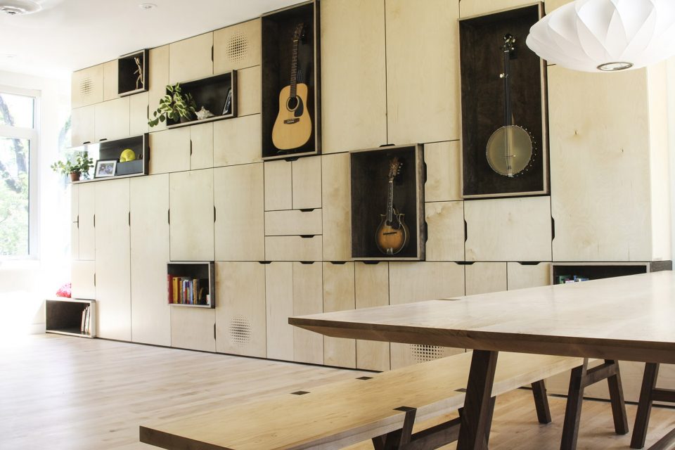 Music Wall by Studio North