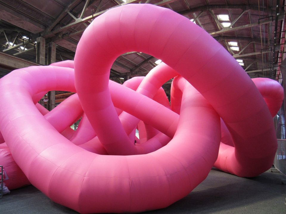 installation knot by cyril lancelin town and concrete