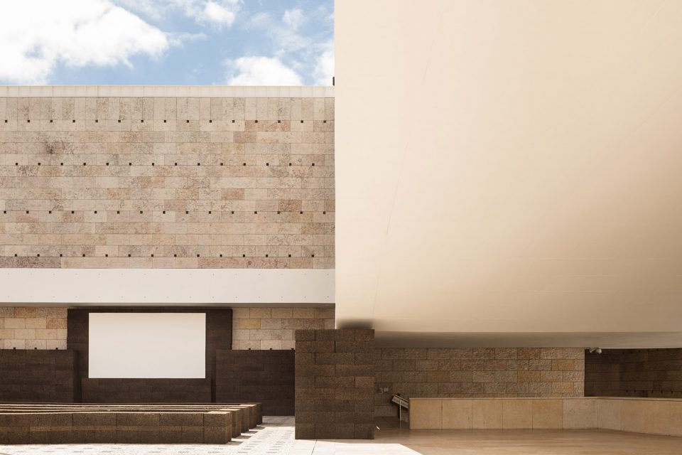 A Square in Summer cork installation by Jose Neves