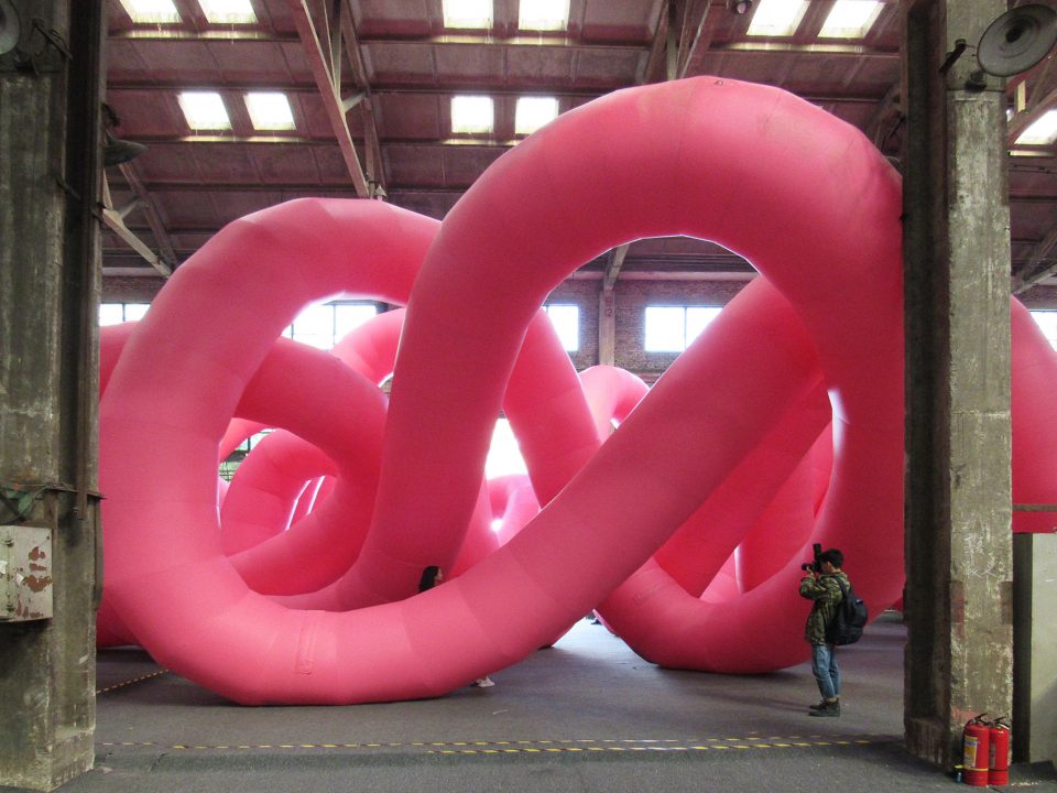 installation knot by cyril lancelin town and concrete