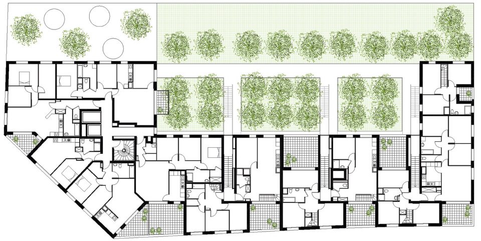 Social Housing Ivry by Atelier du Pont