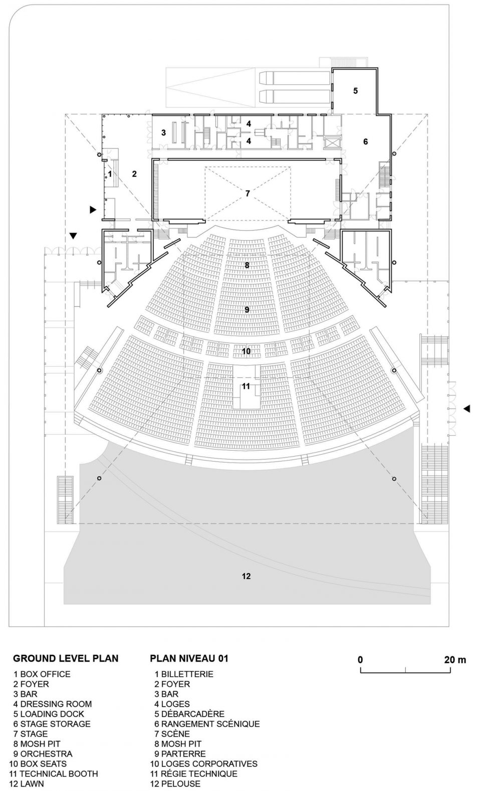 Amphithéâtre Cogeco by Atelier Paul Laurendeau