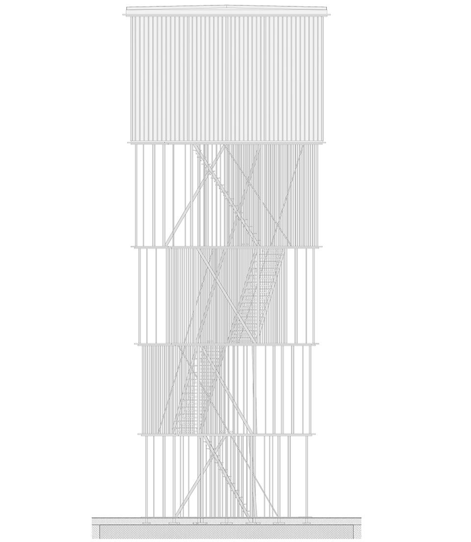 Tipperne bird sanctuary Instruments in the landscape Tower by Johansen Skovsted Arkitekter