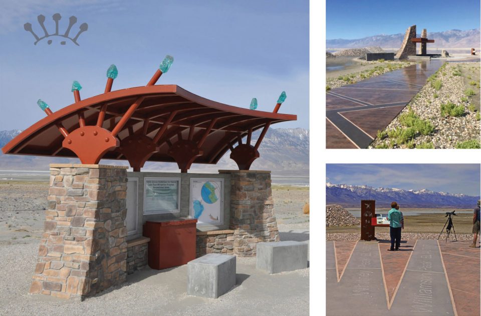 Owens Lake Land ArtNUVIS Landscape