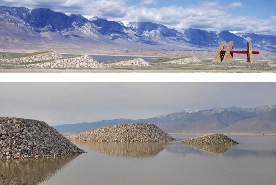 Owens Lake Land ArtNUVIS Landscape