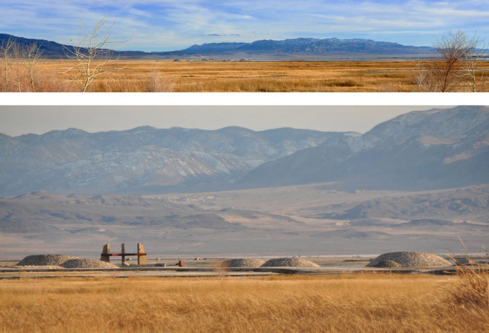 Owens Lake Land ArtNUVIS Landscape