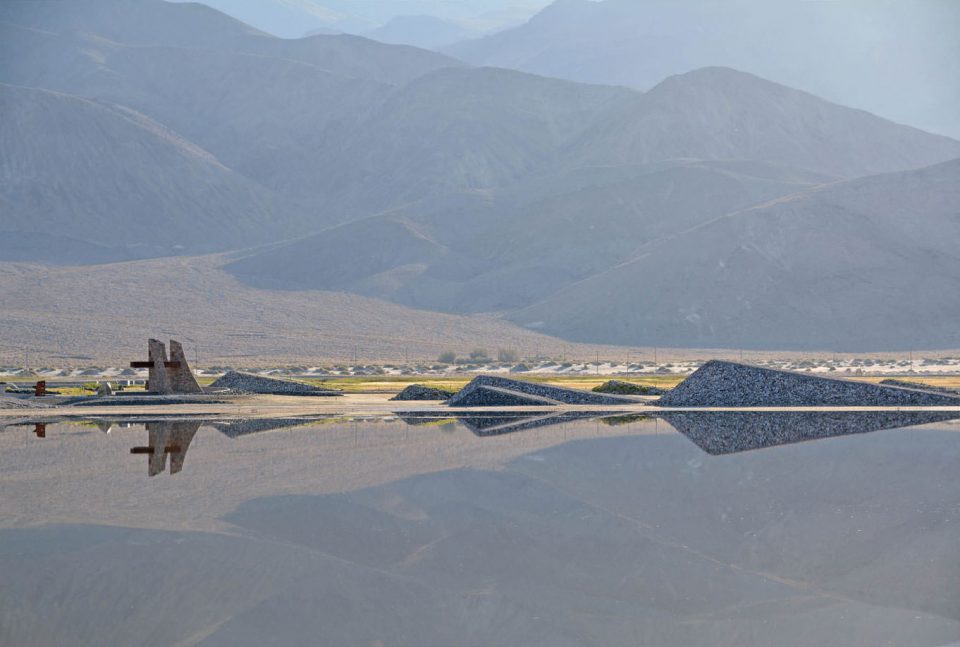 Owens Lake Land ArtNUVIS Landscape