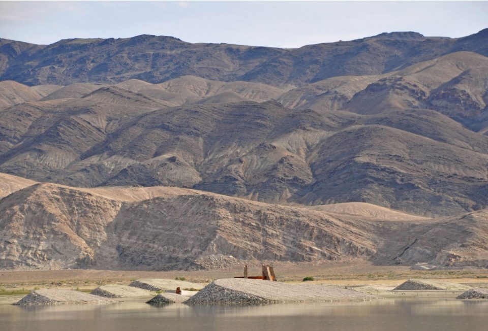 Owens Lake Land ArtNUVIS Landscape