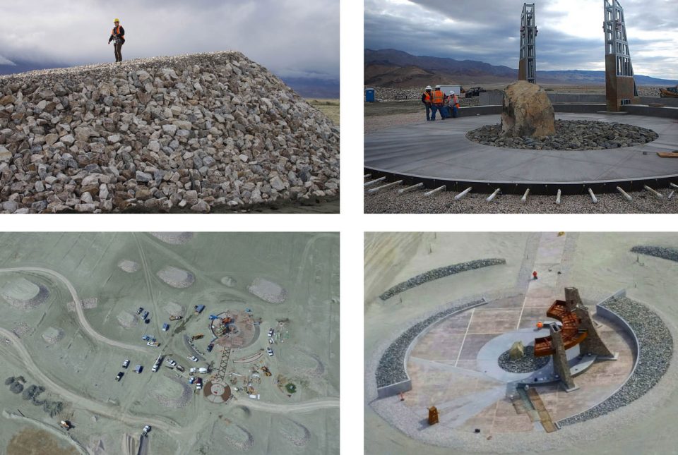 Owens Lake Land ArtNUVIS Landscape