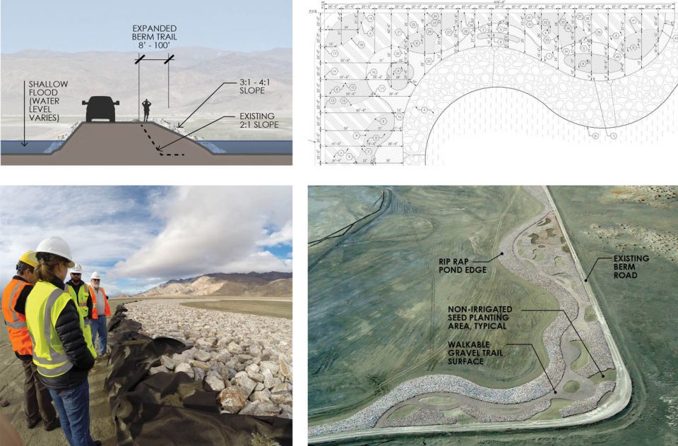 Owens Lake Land ArtNUVIS Landscape